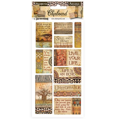 Chipboard cm 15x30 - Szavanna