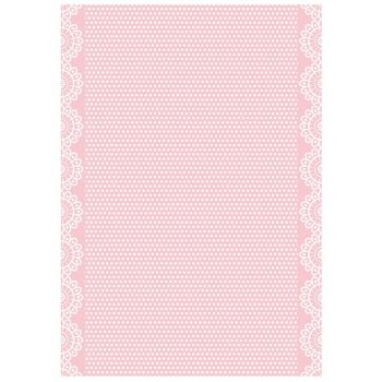 A4 rizspapír csom. - DayDream pink textúra