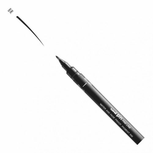 UNI PIN ecset rajzmarker fekete