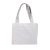 Bevásárlószatyor, talpas, kicsi, fehér