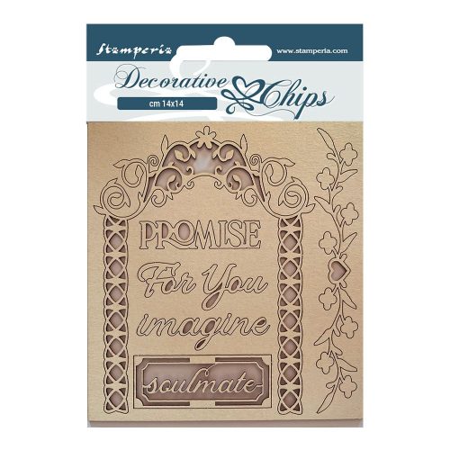 Chipboard cm 14x14 - Garden of Promises Promise for you