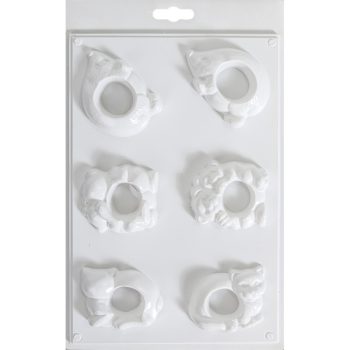 Gipszkiöntő forma - Állatos képtartó