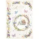 Stamperia rizspapír A/4 - Create Happiness Welcome Home garland