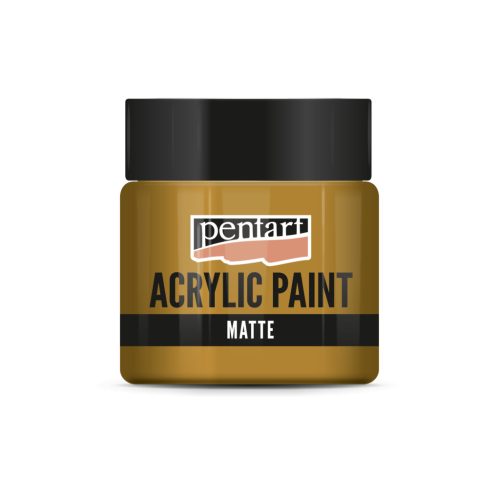 Matt akrilfesték - SÁRGÁSVÖRÖS AGYAG 50ml | Pentart