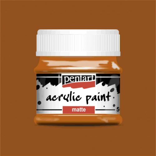Matt akrilfesték - VÖRÖS AGYAG 50ml | Pentart