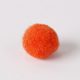 Zsenília pompon 1 cm  - sötétnarancs
