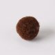 Zsenília pompon 1 cm  - sötétbarna
