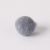 Zsenília pompon 1 cm  - sötétszürke 100 darabos csomag