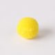 Zsenília pompon 1 cm  - mustársárga