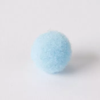 Zsenília pompon 2 cm  - világoskék 100 darabos csomag