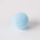 Zsenília pompon 2 cm  - világoskék