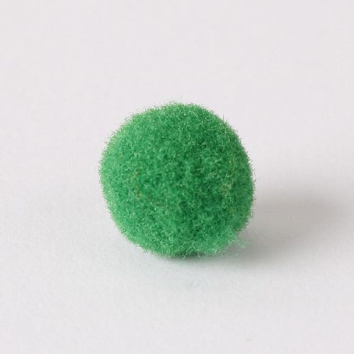 Zsenília pompon 2 cm  - sötétzöld