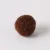 Zsenília pompon 2 cm  - sötétbarna 100 darabos csomag