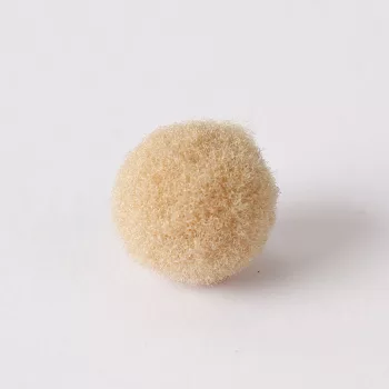 Zsenília pompon 2 cm  - világosbarna 100 darabos csomag