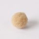 Zsenília pompon 2 cm  - világosbarna