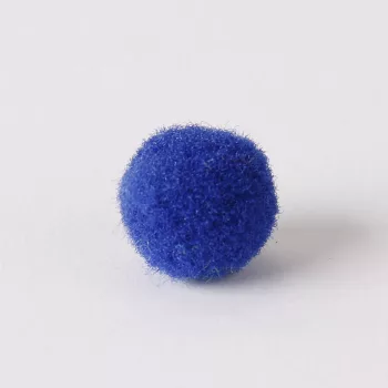Zsenília pompon 2 cm  - sötétkék 100 darabos csomag