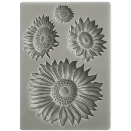 Silicon mould A6 - sunflowers