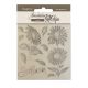 Chipboard cm 14x14 - Sunflower Art