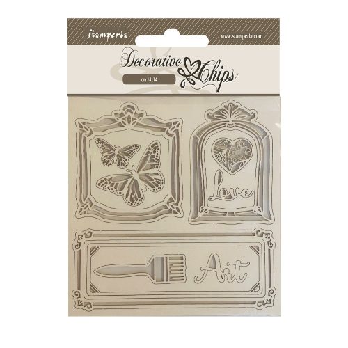 Chipboard cm 14x14 - Sunflower Art frames
