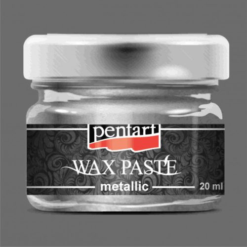 Pentart metál viaszpaszta 20ml - ezüst