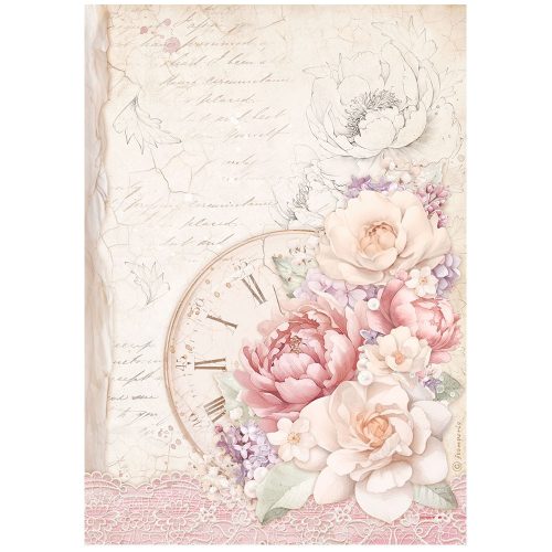 A4 rizspapír csom. - Romance Forever clock