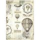 A4 rizspapír csom. - Voyages Fantastiques balloon