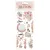Rub-on 10,16cm x 21,6cm - Orchids and Cats letters