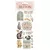 Rub-on 10,16cm x 21,6cm - Orchids and Cats cat