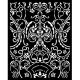 Vastag stencil 20cm x 25cm - Sir Vagabond in Fantasy World metal decor