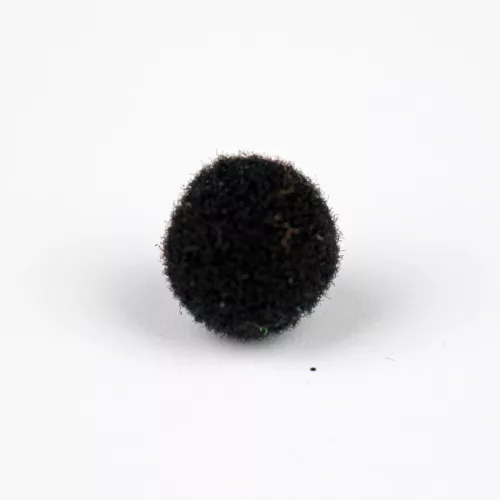Zsenília pompon 2 cm, 100 db / csomag - fekete