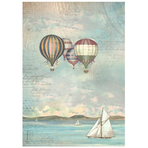 A4 rizspapír csom.- Sea Land balloons