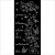 Vastag stencil 12cm x 25cm  - Create Happiness Secret Diary flowers and butterfly