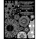 Vastag stencil cm 20X25 - Fortune macrocosm mixed patterns