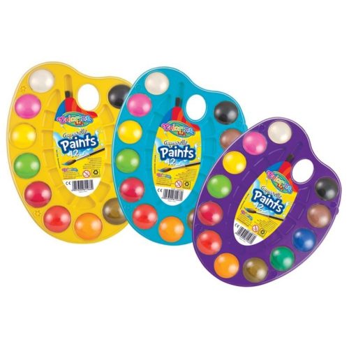 Colorino 12gombos paletta vízfesték 32mm
