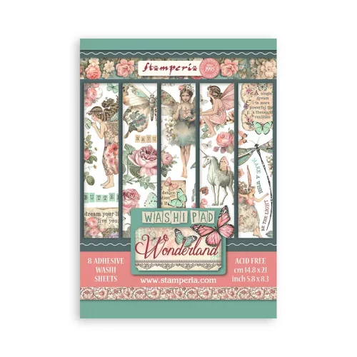 Washi tömb 8 lap A5 - Wonderland