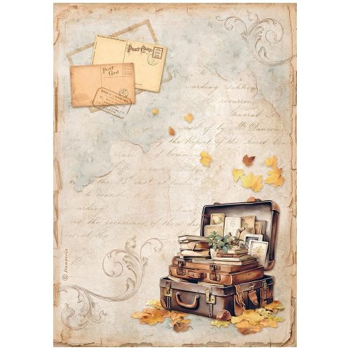 A4 rizspapír csom. - Golden Harmony suitcase