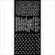 Vastag stencil cm 12X25 - Create Happiness Dewdrops patterns