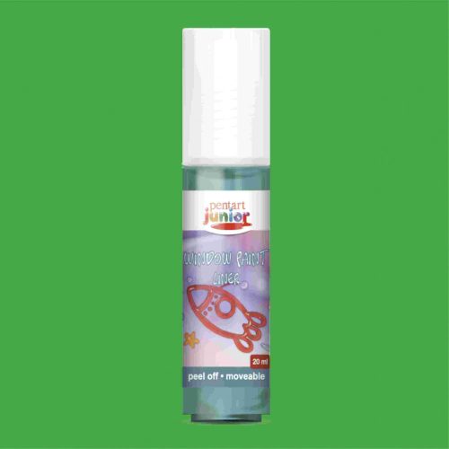 Lehúzható üvegfesték zöld 20ml