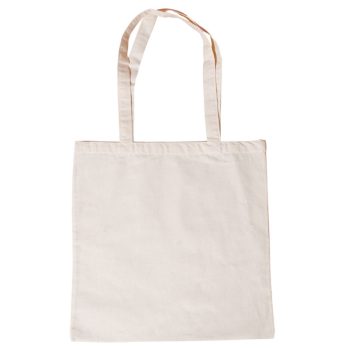   Lenvászon bevásárlószatyor hosszú fülű 38cm x 42cm natúr