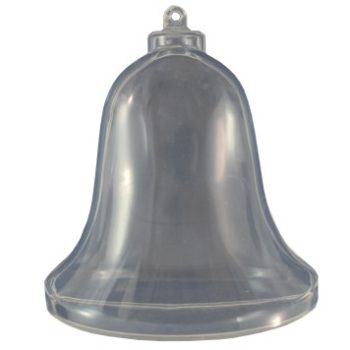 Átlátszó műanyag / akril harang 10 cm