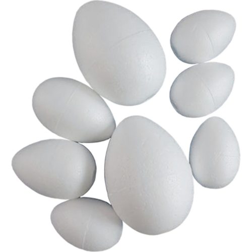 Polisztirol tojás (kisebb szecséjű) több választható méretben
