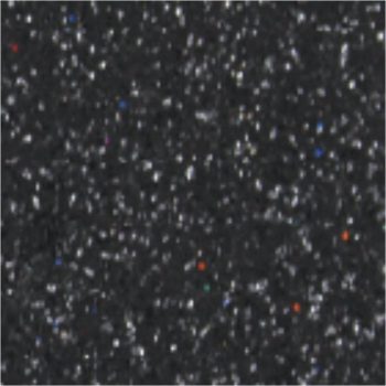 Csillámos dekorgumi - fekete 40cm x 60cm 