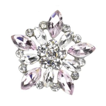 Strasszos gomb 24 mm