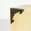 Fém sarokvédő szögekkel 4cm x 4cm x 0,4cm