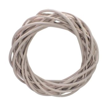 Vesszőkoszorú pasztell rózsa 20cm