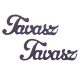 Fa "Tavasz" felirat lila 2db/csomag