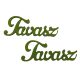 Fa "Tavasz" felirat oliva 2db/csomag