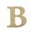 Fa betű - B Carmen 10cm