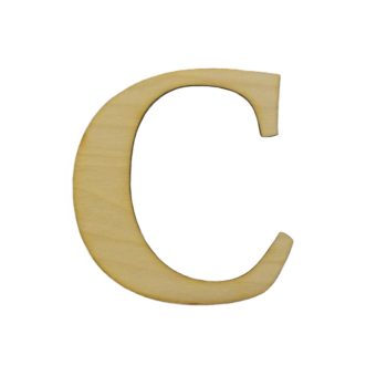 Fa betű - C Carmen 10cm