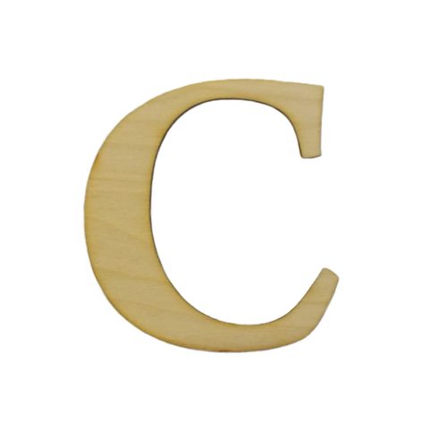 Fa betű - C Carmen 10cm